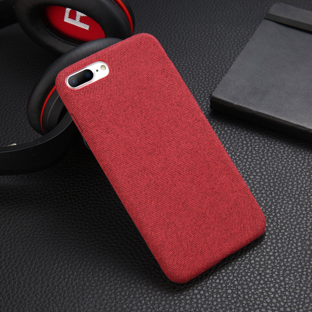 Ottwn Warm Plush Cases For iPhone 11 Pro Max XS Max XR X 6 6s 7 8 Plus Cotton Linen Canvas Fabric Soft TPU Silicone Cover Fundas