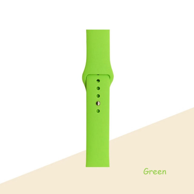 Silicone Strap For Apple Watch Bracelet 44mm 40mm 38mm 42 Mm Watchband For Apple Watch