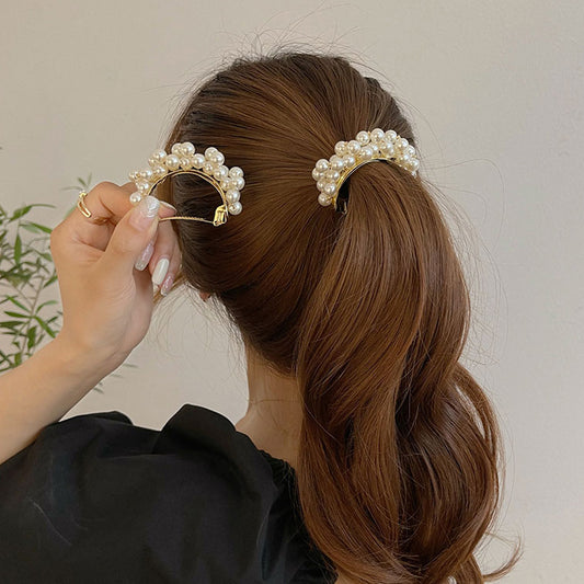 Shosh  Elegant Pearl Hair Clip