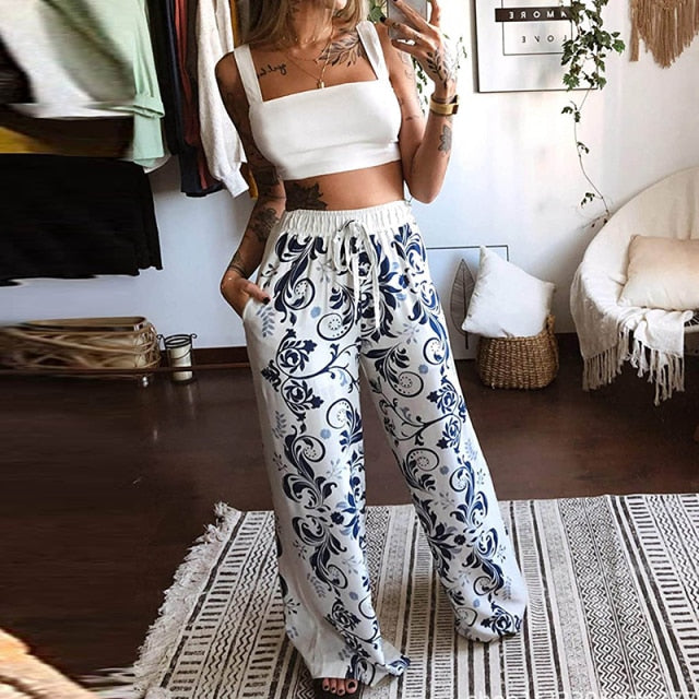 Summer Women Print 2 Piece