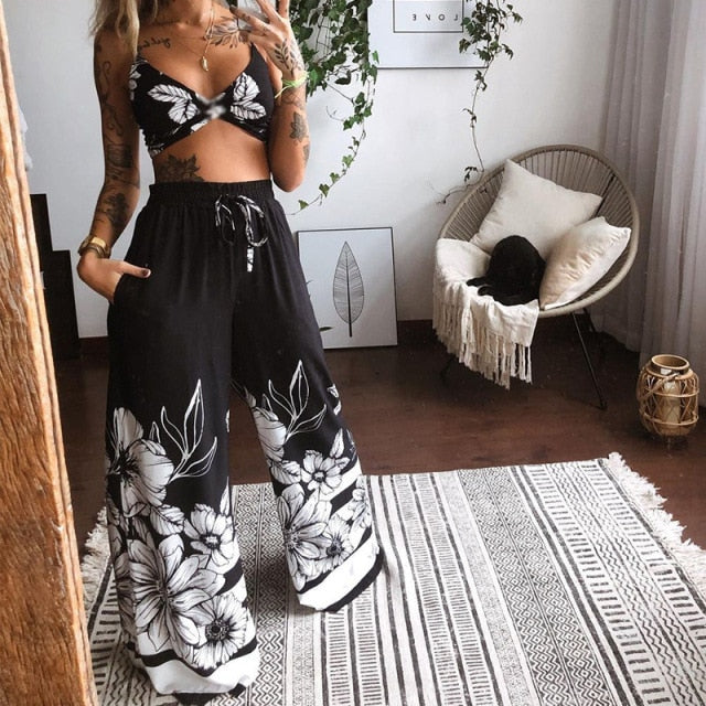 Summer Women Print 2 Piece