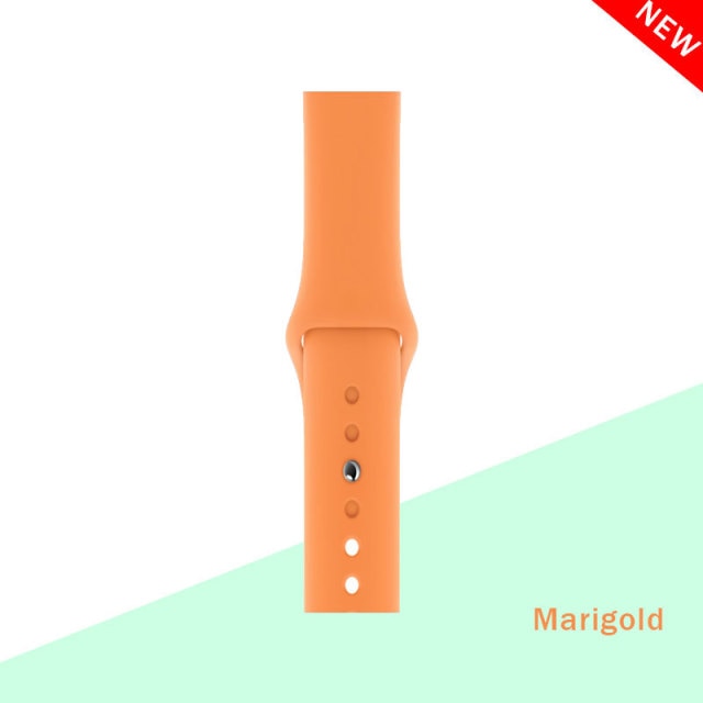 Silicone Strap For Apple Watch Bracelet 44mm 40mm 38mm 42 Mm Watchband For Apple Watch